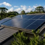 Energia solar na primavera