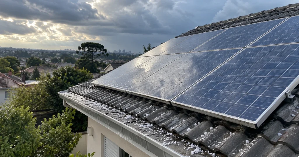 painel solar resiste a granizo